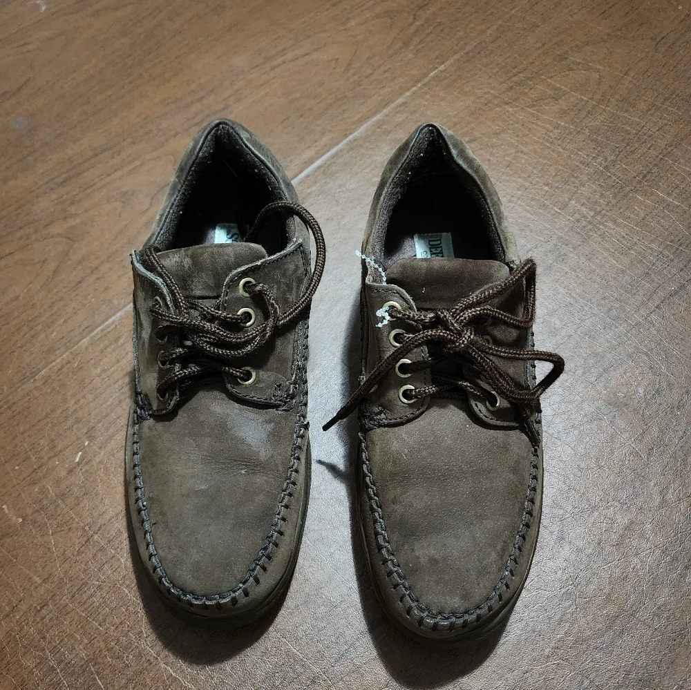 Deer Stags Men's Dark Brown Boat Shoes